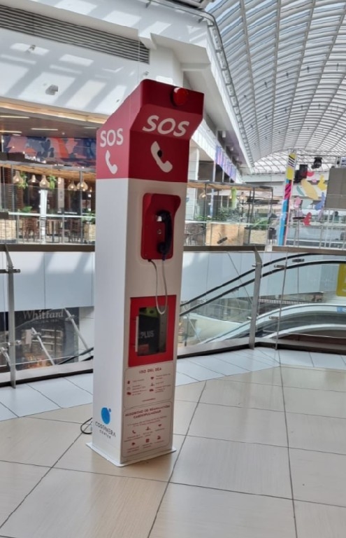 Últimas noticias de la empresa sobre JR210-1B-SIP instaló en centro comercial chileno