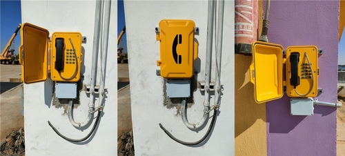 Últimas noticias de la empresa sobre Los teléfonos resistentes a la intemperie JR101-FK se instalan en Esna Barrage en el gobernador de Luxor