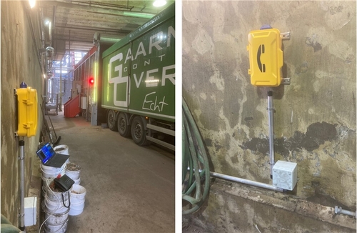 Últimas noticias de la empresa sobre JR teléfono impermeable instalado en un molino de papel en Osnaburuk, Alemania