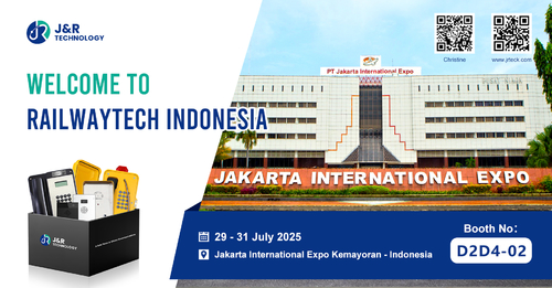 Últimas noticias de la empresa sobre J&R Technology presentará soluciones avanzadas de comunicación ferroviaria en Railwaytech Indonesia 2025