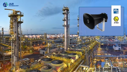 Últimas noticias de la empresa sobre JREX-HSA altavoz a prueba de explosión para entornos peligrosos certificado ATEX IECEx