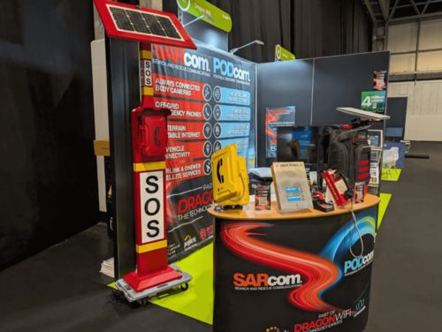 Últimas noticias de la empresa sobre Punto de ayuda de emergencia solar 4G en la Feria de Birmingham, Redefiniendo la comunicación confiable para la respuesta crítica