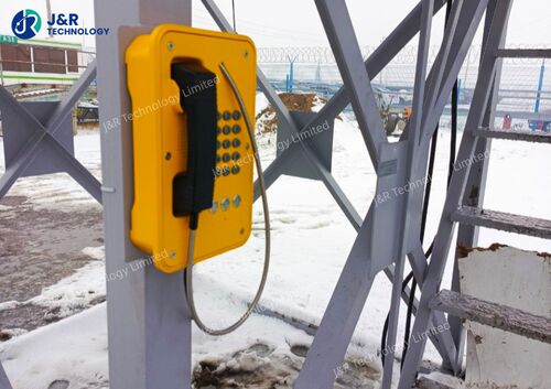 Últimos blogs de la empresa sobre Telefono industrial impermeable JR103-FK desplegado en la estación europea de transporte de gas