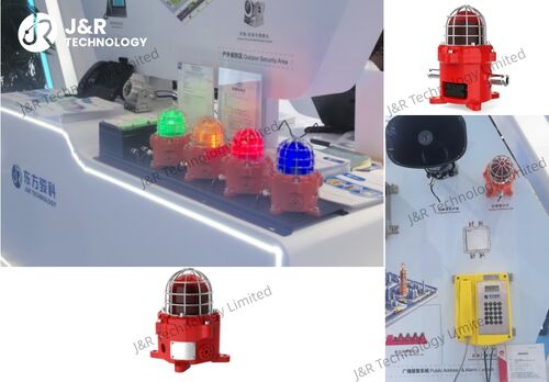 Últimos blogs de la empresa sobre J&R Technology presenta luces de alarma a prueba de explosiones en CIPPE: certificación ATEX/IECEx para seguridad industrial