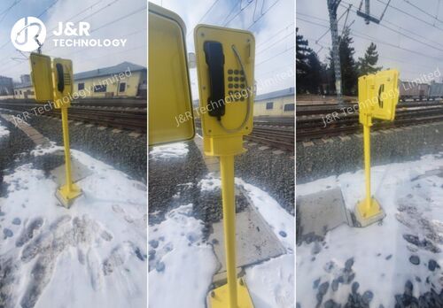 Últimas noticias de la empresa sobre JR101-FK-SIP industrial-grade phone ensures railway communication security in extremely cold environment