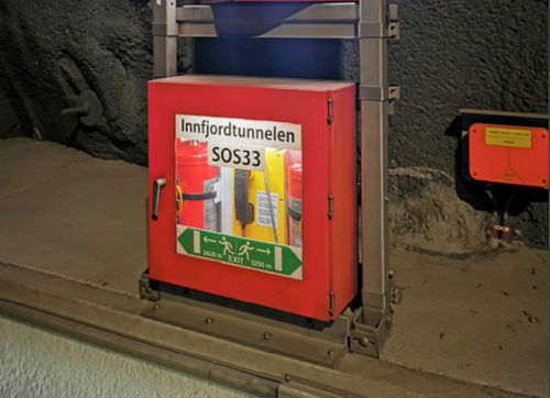 Últimas noticias de la empresa sobre Teléfono a prueba de mal tiempo del SORBO instalado en el túnel de Noruega