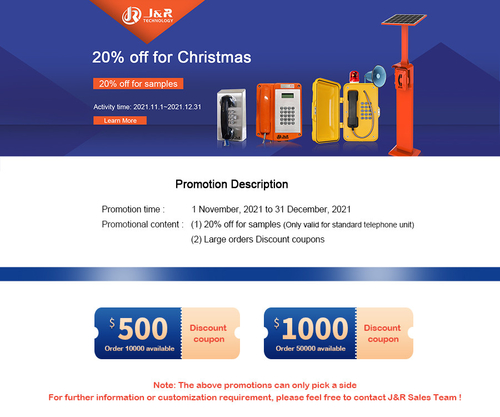 Últimas noticias de la empresa sobre ¡Promociones de Descuento Navideñas!