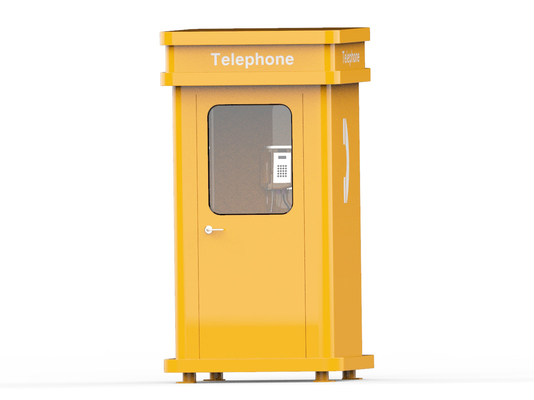 Un buen precio. ruido anti acústico a prueba de vandalismo de la cabina de teléfono público de la cabina de teléfono 40dB en línea
