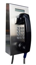 Un buen precio. Teléfono resistente al vandalismo IP65, carcasa robusta de acero inoxidable para sala de control de túneles en línea