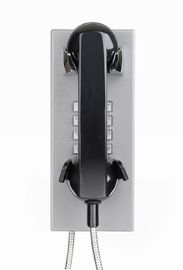 Un buen precio. Teléfono exterior GSM / 3G gris resistente al vandalismo con teclado metálico de 12 teclas en línea