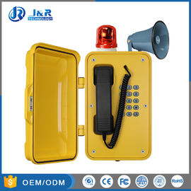 Un buen precio. SIP Telefono de trabajo pesado multifunción con faro y cuerno exterior en línea