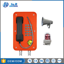 Un buen precio. Teléfono a prueba de explosiones industrial con teclado completo resistente naranja 6KG en línea
