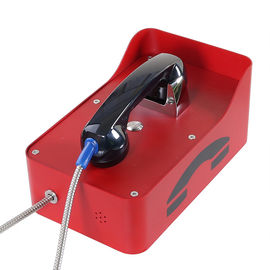 Un buen precio. Red Rugged Handset 3G/GSM A prueba de vandalismo teléfono de un botón IP54-IP65 para emergencias en línea