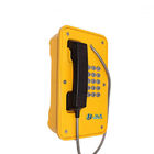 SIP2.0 Waterproof Emergency Phone , 75-90db Industrial Telephone With Keypad
