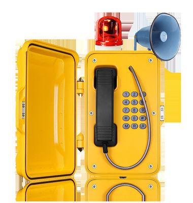 Un buen precio. Teléfono industrial analógico/VoIP a prueba de intemperie con montaje en pared/pilar en línea
