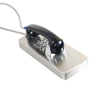 Tactile Keypad Vandal Resistant Telephone ​​​​​​​​​​​​​​GSM Metallic IP Jail IP55