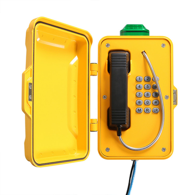 Un buen precio. Teléfono impermeable del túnel de la aleación de aluminio IP67 con la luz de la alarma en línea