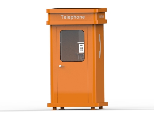 Un buen precio. Sustancia química insonora al aire libre anaranjada de la cabina de teléfono de Grp resistente en línea