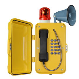 Teléfono industrial impermeable del VoIP, teléfono resistente a prueba de vandalismo confiable