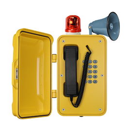Un buen precio. Teléfono industrial resistente de la difusión IP67 con el faro y la lámpara que destella en línea