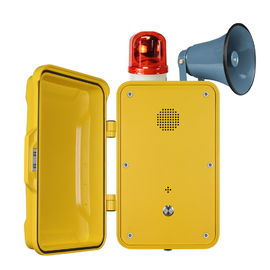 Un buen precio. Teléfono de emergencia manos libres con marcación rápida y difusión para minería / marina VoIP en línea