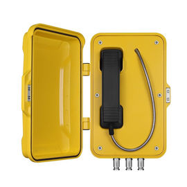Cabina de teléfonos al aire libre de la marcación rápida del VoIP para la industria resistente de la sustancia química/de poder