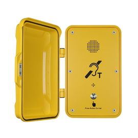 Teléfono de emergencia al aire libre a prueba de vandalismo, teléfono de marcación rápida peligroso del área