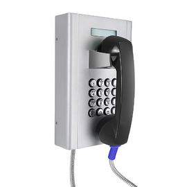 Teléfono análogo resistente en frío del vandalismo de acero para el hospital