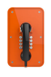 Teléfono análogo industrial resistente del vándalo/teléfono análogo de la pared con el telclado numérico del metal