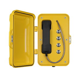 Un buen precio. Dial de velocidad Análogo industrial teléfono resistente a la humedad para emergencias en línea