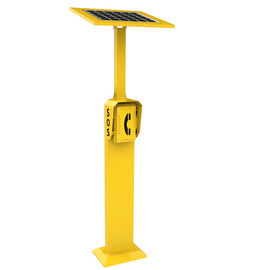 Un buen precio. Teléfono a prueba de vandalismo con haber accionado solar, pilar de la emergencia del borde de la carretera del teléfono de la emergencia del campus en línea
