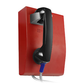 Un buen precio. Teléfono analógico industrial robusto completo, caja de llamadas de emergencia para metro/subte en línea