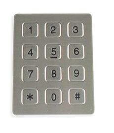 Un buen precio. Telclado numérico a prueba de vandalismo del Pin de la resistencia 7 del envejecimiento para el teléfono a prueba de mal tiempo en línea