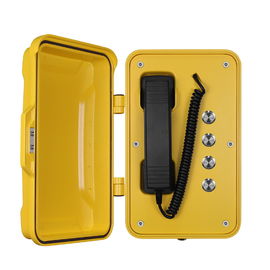 Un buen precio. Teléfono industrial analógico/VoIP a prueba de intemperie con montaje en pared/pilar en línea