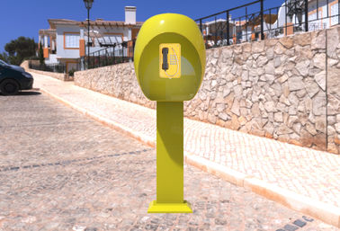 Un buen precio. Tipo resistente cabina del pilar del vándalo de teléfono al aire libre para el teléfono público el SOS en línea