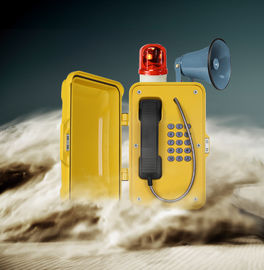Un buen precio. Teléfono hermético de la prueba del polvo del altavoz con la lámpara amonestadora para la industria ruidosa en línea