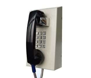 Teléfono con cable resistente del acero inoxidable del vandalismo para el interno del centro correccional