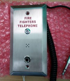 Teléfono análogo industrial a prueba de mal tiempo, sistema de teléfono de la lucha contra el fuego