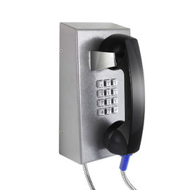 Teléfono resistente en frío del vándalo de acero