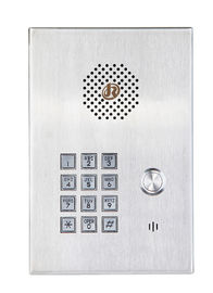 Un buen precio. Teléfono SIP de seguridad con teclado metálico, teléfono de puerta SIP resistente para sala blanca en línea