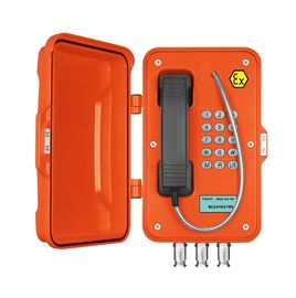 Un buen precio. Teléfono analógico a prueba de explosiones y resistente a la intemperie con pantalla LCD para áreas peligrosas en línea