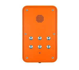 Un buen precio. Las manos resistentes a los choques liberan el teléfono industrial del VoIP con los botones de la marcación rápida en línea