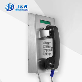Teléfono robusto de la prisión, teléfono de emergencia público con la exhibición del LCD