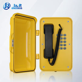 El área peligrosa de VOIP/SIP llama por teléfono, teléfono a prueba de mal tiempo resistente con el cordón rizado negro