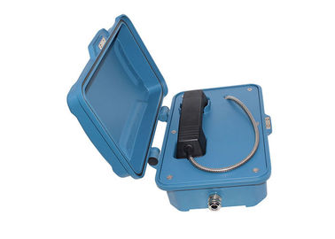 Un buen precio. Teléfonos para exteriores a prueba de agua de color azul, volumen de timbre de 80 - 95db, para ferrocarril en línea