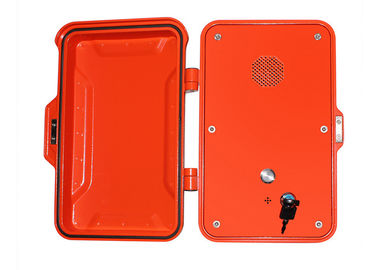Mano - teléfono a prueba de mal tiempo industrial libre, teléfono rojo de la emergencia de la prenda impermeable del G/M
