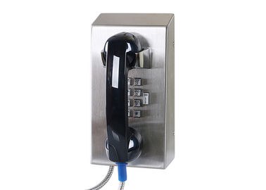 Teléfono resistente del vándalo anti del moho con el microteléfono rugoso y el cordón acorazado