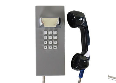 Un buen precio. Telclado numérico durable del interno de la cárcel de la vivienda robusta a prueba de mal tiempo del teléfono con color gris en línea