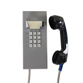 Un buen precio. Teléfono de emergencia impermeable de color gris con auricular de material ABS 240 * 100 * 106 mm en línea