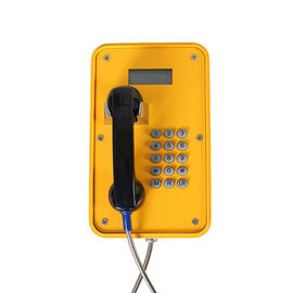 Teléfono del SORBO del intercomunicador de la emergencia del hospital de la prueba del tiempo con la exhibición del LCD